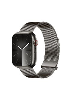 Replacement Strap For Apple Watch Series 2 38mm DUX DUCIS Milanese Pro Series Stainless Steel Watch Band Graphite