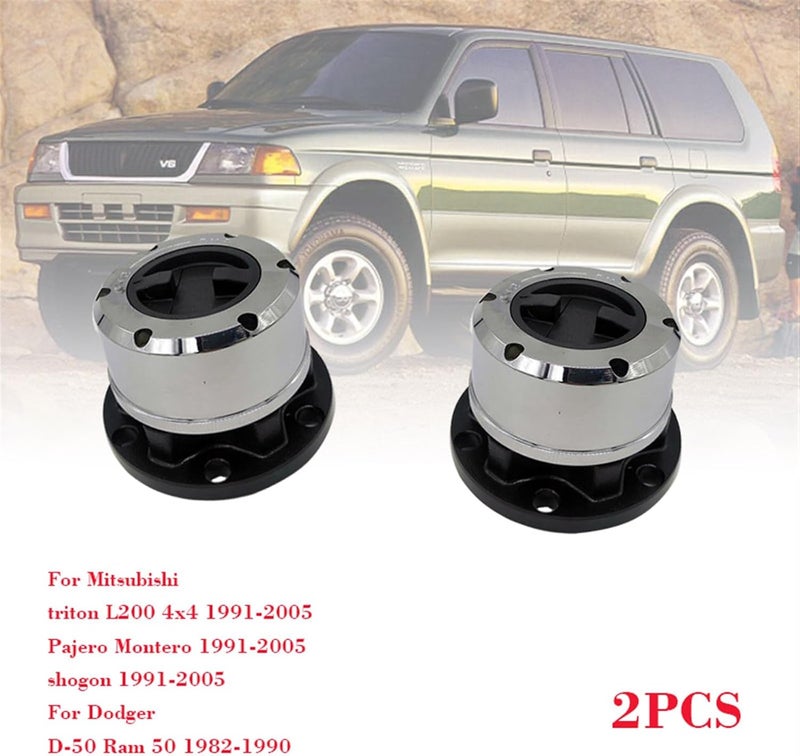 Wivplex 2PCS Manual Locking Hubs for Mitsubishi and Dodge - Image 4
