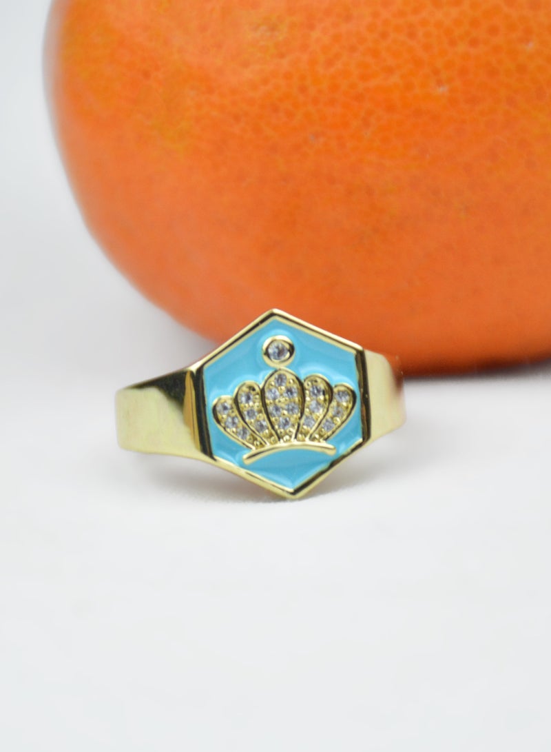 R.C.E Accessories Queen’s Crown Ring – Perfect Fit Every Time- One Size Fits All - Image 1