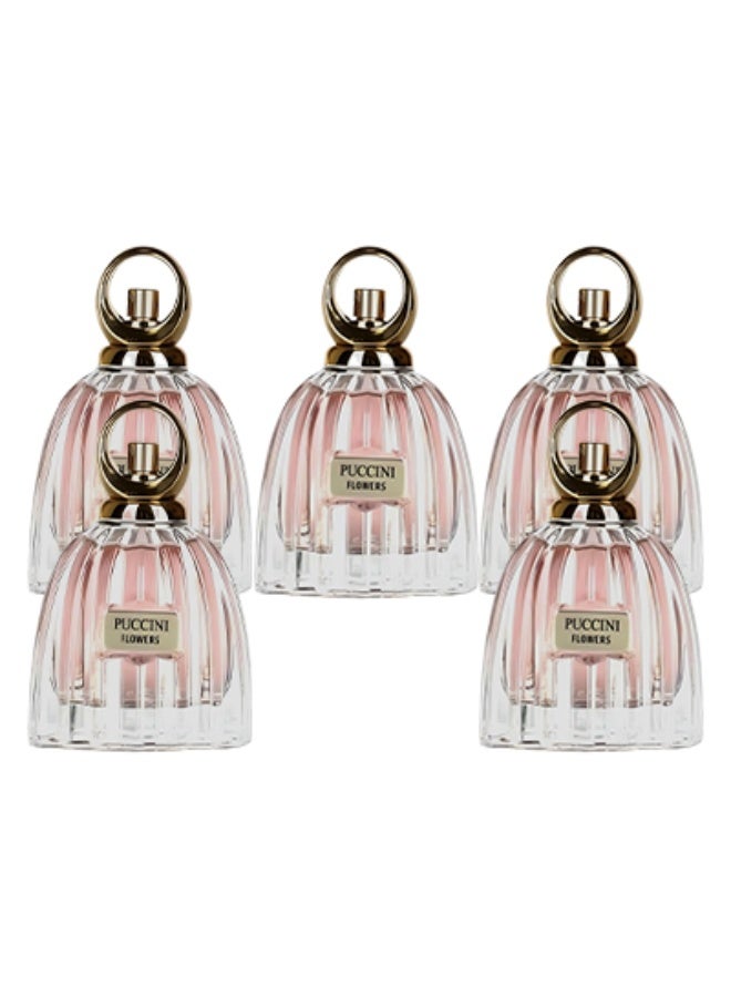 بوشيني 5 قطع عطر بوتشيني فلاورز باريس للنساء 100 مل - Image 1