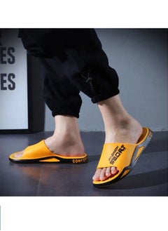 ZCM-HAPPY Unisex Shower Slippers Men Women Non-Slip Flat Sandals Suitable for Outdoor or Indoor or Bathroom Use  - Image 2