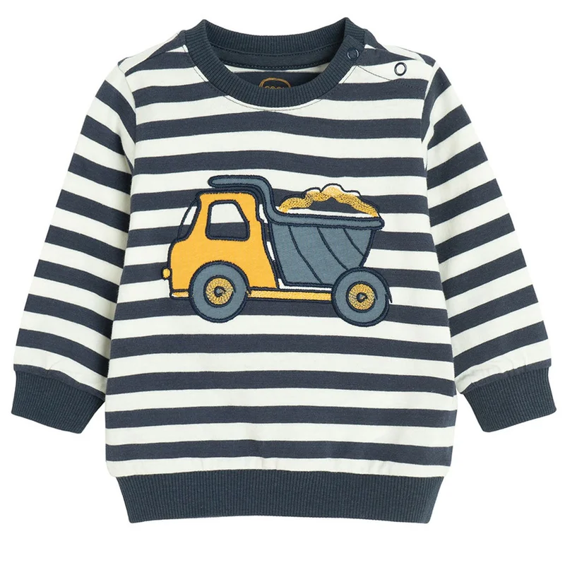 Cool Club by SMYK NAVY BLUE COTTON SWEATSHIRT