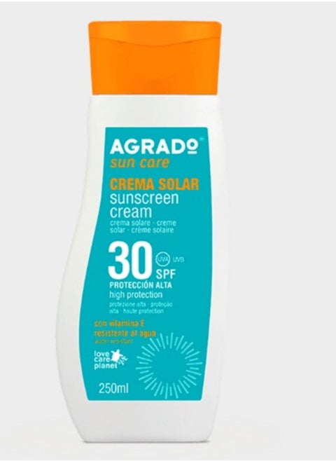 AGRADO SOLAR CREMA PROTECCION SPF30 250ML