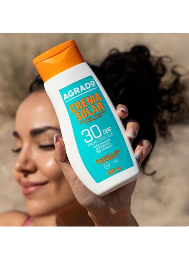 AGRADO SOLAR CREMA PROTECCION SPF30 250ML