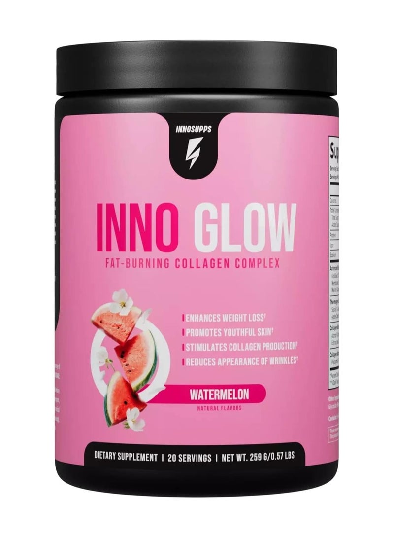 INNOSUPPS Inno Glow Fat Burning Collagen Complex Watermelon | 20 Servings