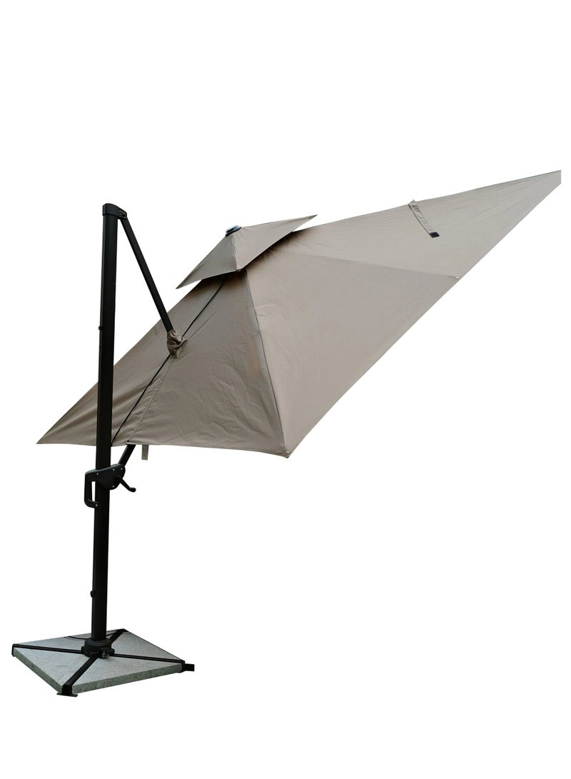 Swin Furniture 3x3 Meter Aluminum Stand Patio Parasol Outdoor Umbrella - Image 4