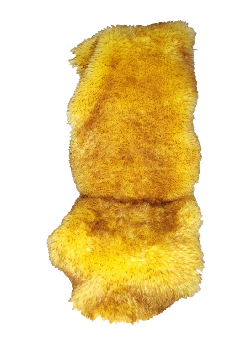 SPIDER SPIDER Sheepskin Car Seat Cover high Quality Universal Size Long Wool Soft Fluffy Car Seat Cushion 1 Pcs 100% Pure Sheepskin  - Image 1