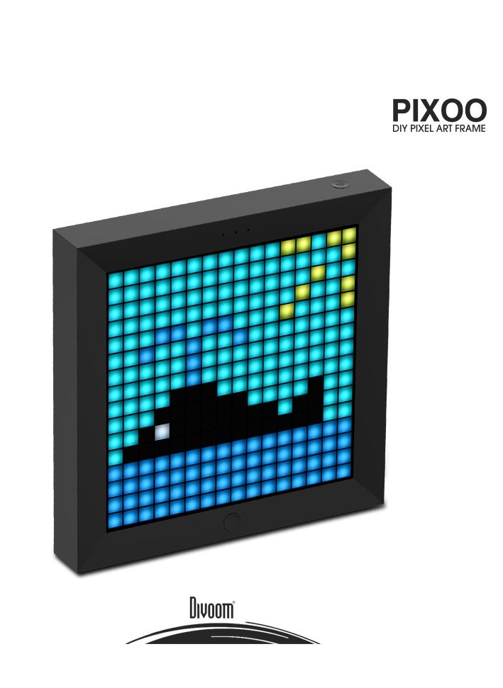 Divoom Divoom Pixoo Pixel Photo Frame Black  - Image 2
