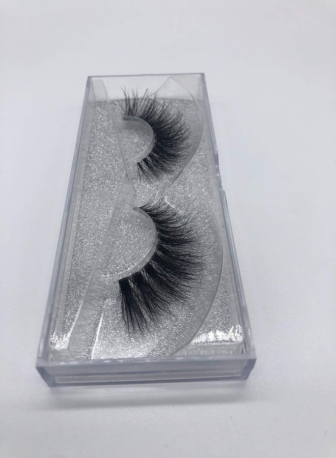 Alluring 3D Mink Lashes Reusable Strip, 100% Siberian Mink Fur False Eyelashes, Hand-made Natural Style Cruelty Free F36 - Image 2