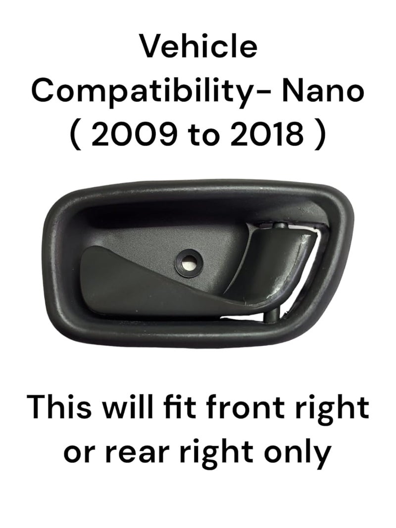 Auto-Ex Inner Inside Door Handle Lock RC Lever Compatible/Replacement for Tata Nano (2009 to 2018) Right Hand or Driver Side - Image 2