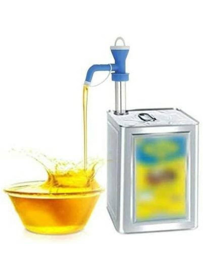 DIGSMORDEN DIGSMORDEN Manual Hand Oil Pump for Kitchen Tin Cans Pumping Machine Automatic Bottle Fuel Transfer Oil Pump for 15 L Tin Pack of 1  - Image 1
