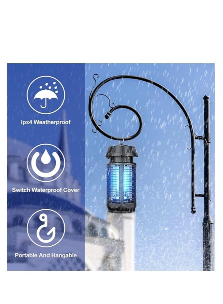 ARNOTEC Mosquito Killer Lamp 20W UV Electric Fly Zapper Waterproof Light Portable Bug Zapper, Moth, Gnat, Flies Pest Control Repeller Catcher with Standard UK Plug for Indoor, Black  - Image 2