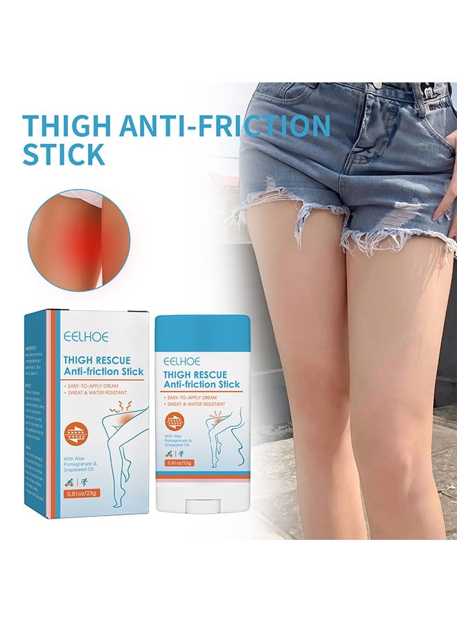 EELHOE Thigh Rescue Anti-friction Stick - Body Anti Chafe Balm Chafing Cream Thigh Rescue Friction Defense Anti Chafe Balm Prevent Rubbing Dry Skin for Wear, And Damage - Image 1
