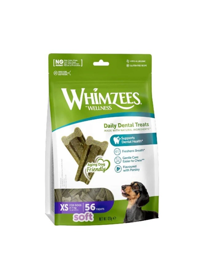 Whimzees - Soft Daily Dental Dog Treats Value Bag