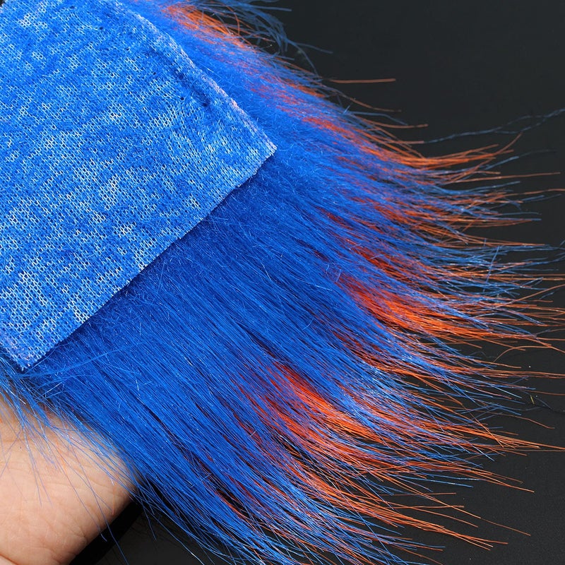 Tigofly 10 pcs 8X8cm 10 Colors Furabou Long Hair Craft Fur Synthetic Fiber Streamer Tail Wing Fly Fishing Tying Materials - Image 3