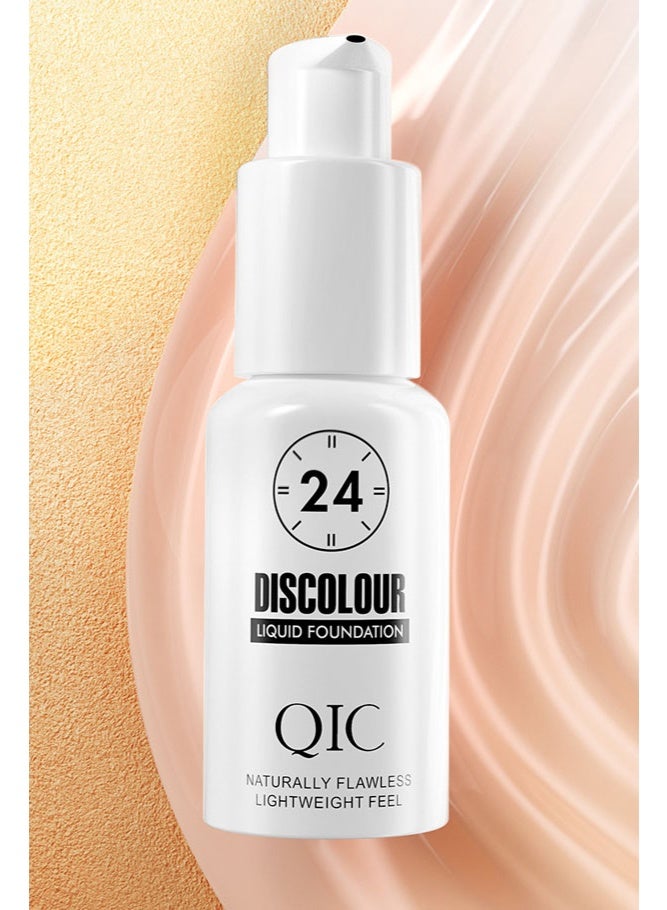 QIC Flawless Liquid Foundation for Women – Full Coverage, Long-Lasting, Lightweight & Natural Finish - Image 1