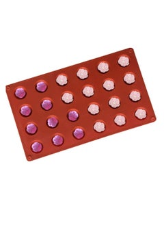 Oasisgalore 2 Set of 24-Cavity Mini Semicircle Silicone Molds for Fondant, Cake Decor, Chocolate, Gummy, Pudding, Ice Cubes  - Image 2