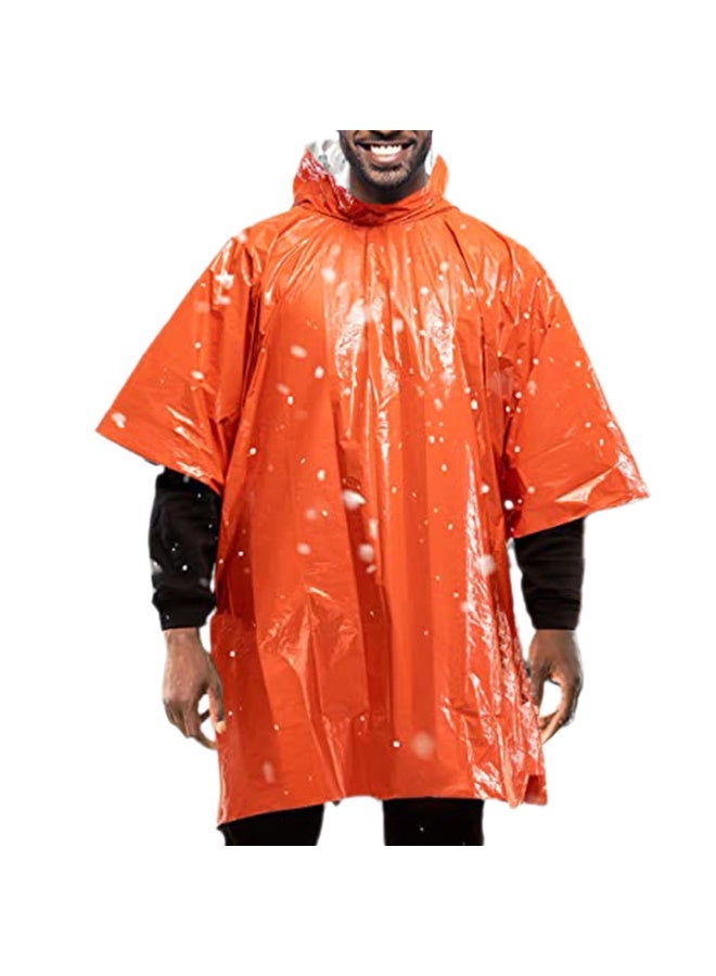 5PCS Outdoor Emergency Insulation Raincoat Poncho, Multifunctional Rainproof Cold Resistant Life Blanket - Image 4