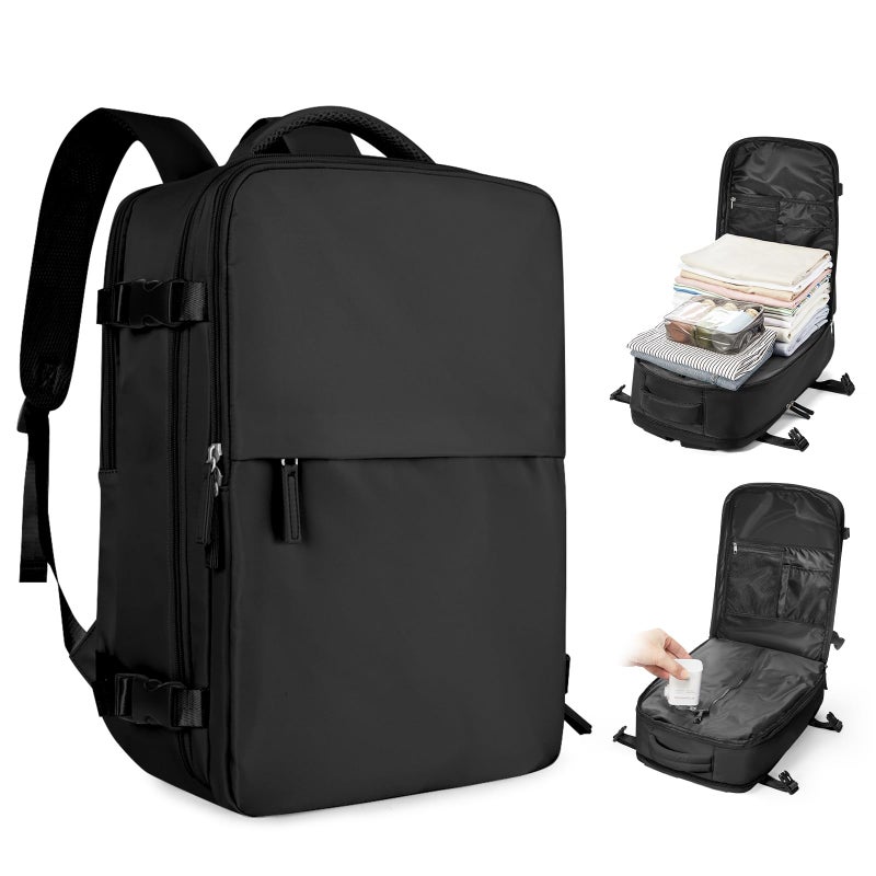 coofay Vacuum Backpack Travel with Pump Airbag Travel Backpack with Vacuum System Mochila de Viaje Compresion al Vacio Easyvacpack Vacpack Backpacks for Traveling Carry on Luggage - Image 2