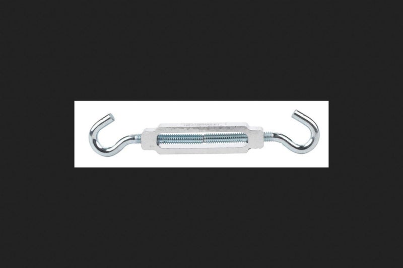 Turnbuckle L6-5/8" 3-1/2" 275 Lb Hook&Hook Boxed Al Body Stl Hooks