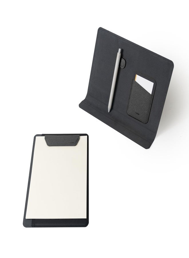 LHiDS Creative Folio Lite 2.0 with Stand, Business Portfolio Resume, 3-in-1 Padfolio with Magnetic Accessories, Work as Notebook Cover, Clipboard, Organizing Board for Home and Office (Black, A5) - Image 1