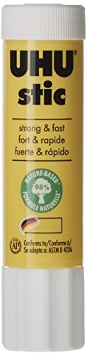 Saunders UHU Stic Permanent Glue Stick, 0.74 Oz, Dries Clear - Image 5