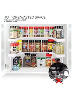 Spice Rack Organizer for Cabinet - Expandable Spice Rack and Stackable Cabinet & Pantry Organizer (1 Set of 2 Shelves) - Pantry Organization - Seasoning and Spice Organizer - pzsku/ZF802D0BFA5E7DBC477DFZ/45/_/1721547944/d46863ce-ea25-4951-b62d-03d723cc7de8