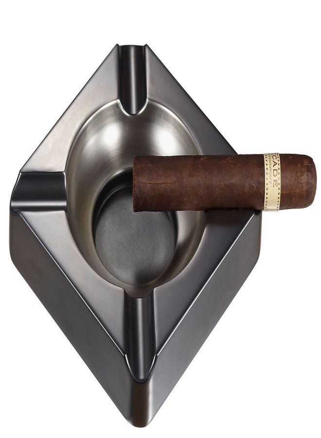 Visol Heavyweight Gunmetal Cigar Ashtray - Image 2