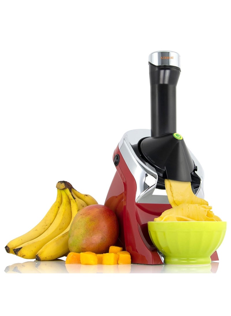 AZRMOH AZRMOH Fruit Frozen Dessert Maker DIY Healthy Soft Serve sorbets Smoothie Maker Machine Vegan Ice Cream Maker with Receipe Book Frozen Yogurt Maker For Home standard  - Image 1