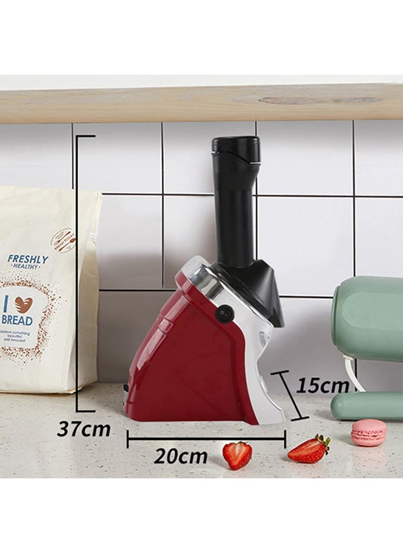 AZRMOH AZRMOH Fruit Frozen Dessert Maker DIY Healthy Soft Serve sorbets Smoothie Maker Machine Vegan Ice Cream Maker with Receipe Book Frozen Yogurt Maker For Home standard  - Image 3