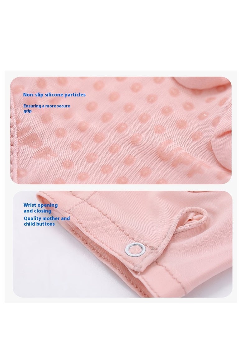 Generic Summer Ice Silk Sun Protection Gloves Are Suitable For Driving 、Cycling And Outdoor Sports  - Image 5