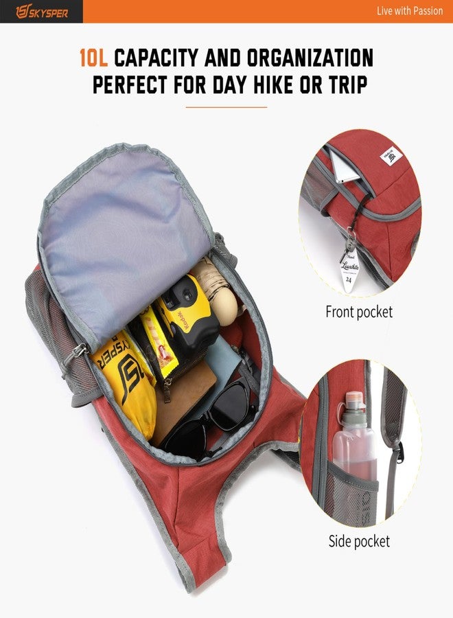 سكاي سبير حقيبة ظهر صغيرة قابلة للطي من سكايسبر، سعة 10 لتر/15 لتر/20 لتر، مناسبة للمشي لمسافات طويلة، خفيفة الوزن، سهلة الحمل، مناسبة للسفر، للنساء والرجال - Image 3