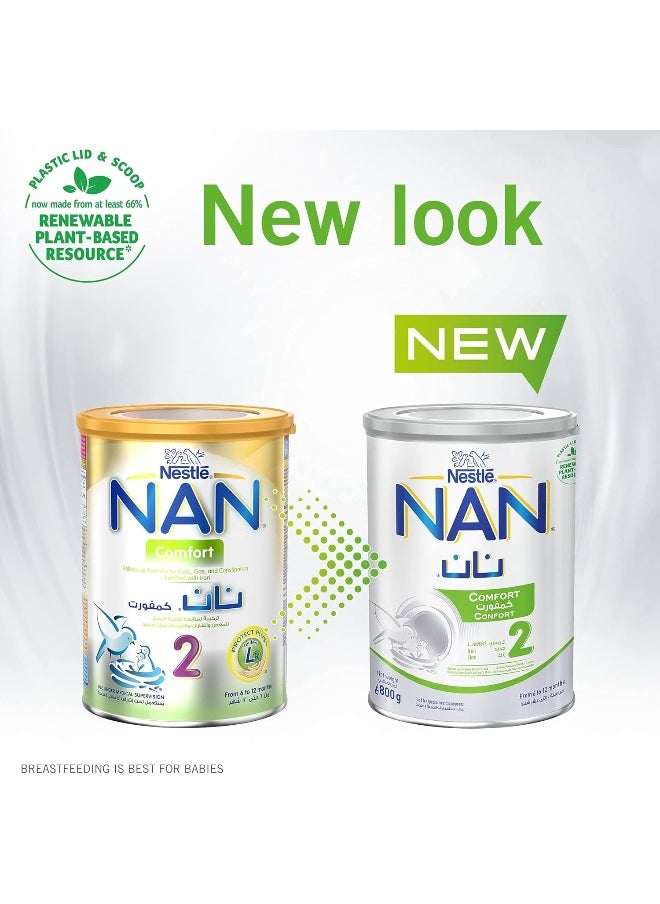 Nan - Comfort Milk Formula Stage 2 800g - Image 1