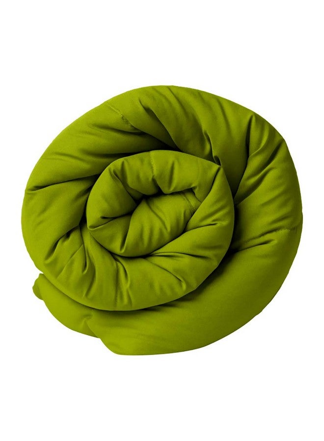 Sleepyhead Sleepyhead 220 GSM Microfiber Reversible Comforter (Lemon Green & Ash Grey, 90"X60"; Single Size).. - Image 5