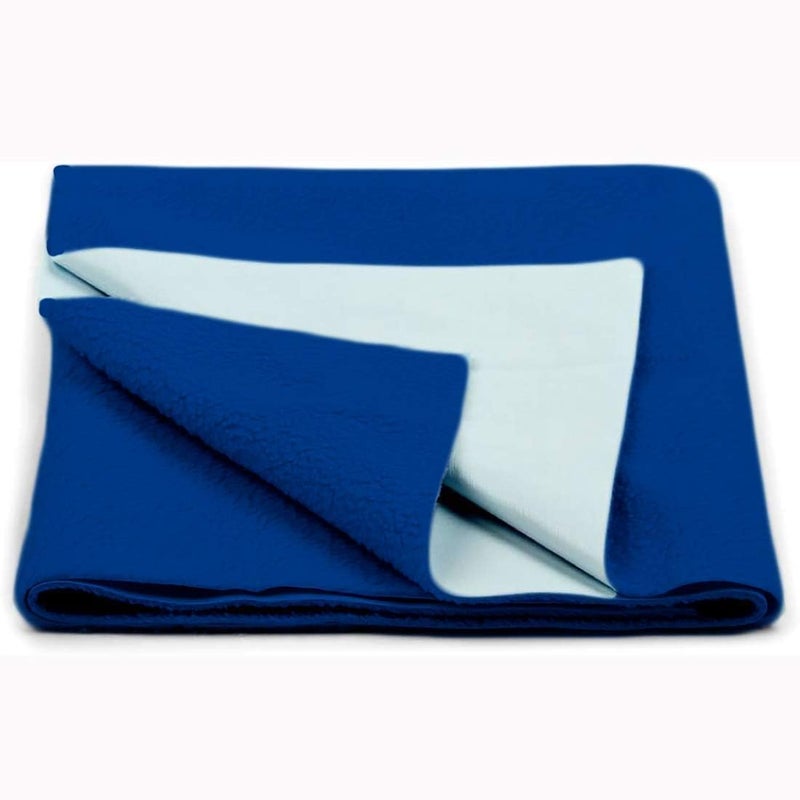 Edenwald Waterproof Quick Dry Sheet for Baby | Quick Dry mat | (Royal Blue_X-Large (200cm x 140cm) - Image 1