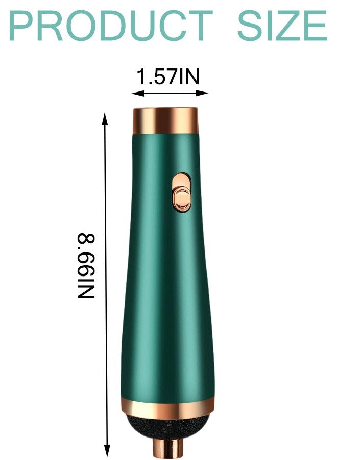 صالون مجفف الشعر المهنية لوائح المملكة المتحدة ، 750 واط هادئ أيوني سريع جاف خفيف الوزن بارد ساخن 3 سرعة ، مرفقات فوهة حماية من التسخين الزائد طلاء الأشعة فوق البنفسجية للسفر تصميم هدية جاهزة (خضراء) - Image 2