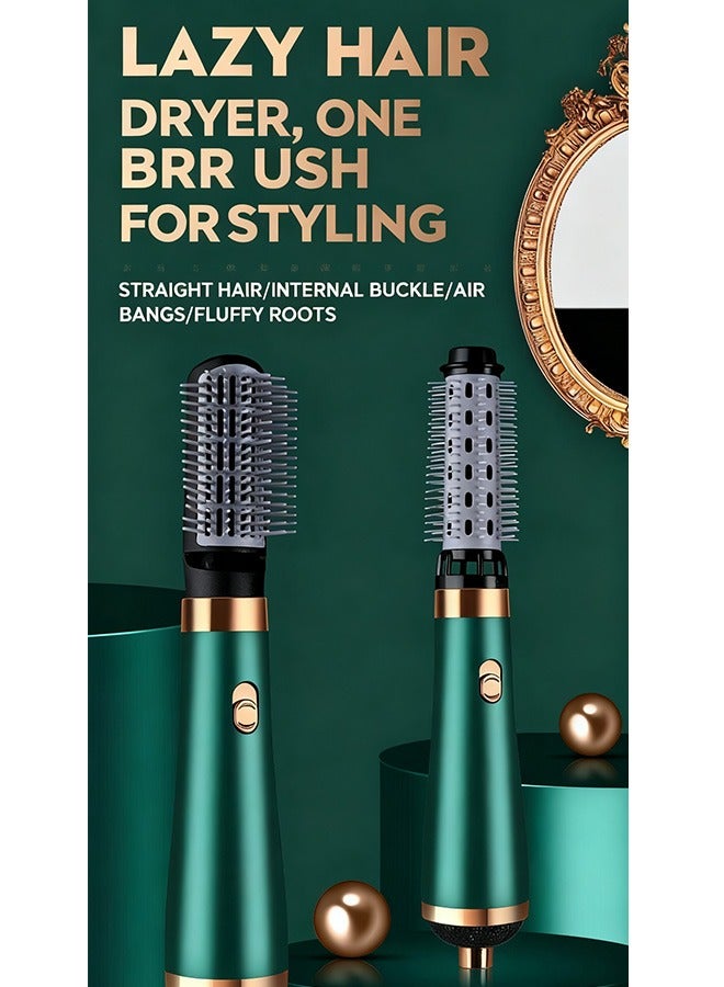 صالون مجفف الشعر المهنية لوائح المملكة المتحدة ، 750 واط هادئ أيوني سريع جاف خفيف الوزن بارد ساخن 3 سرعة ، مرفقات فوهة حماية من التسخين الزائد طلاء الأشعة فوق البنفسجية للسفر تصميم هدية جاهزة (خضراء) - Image 4