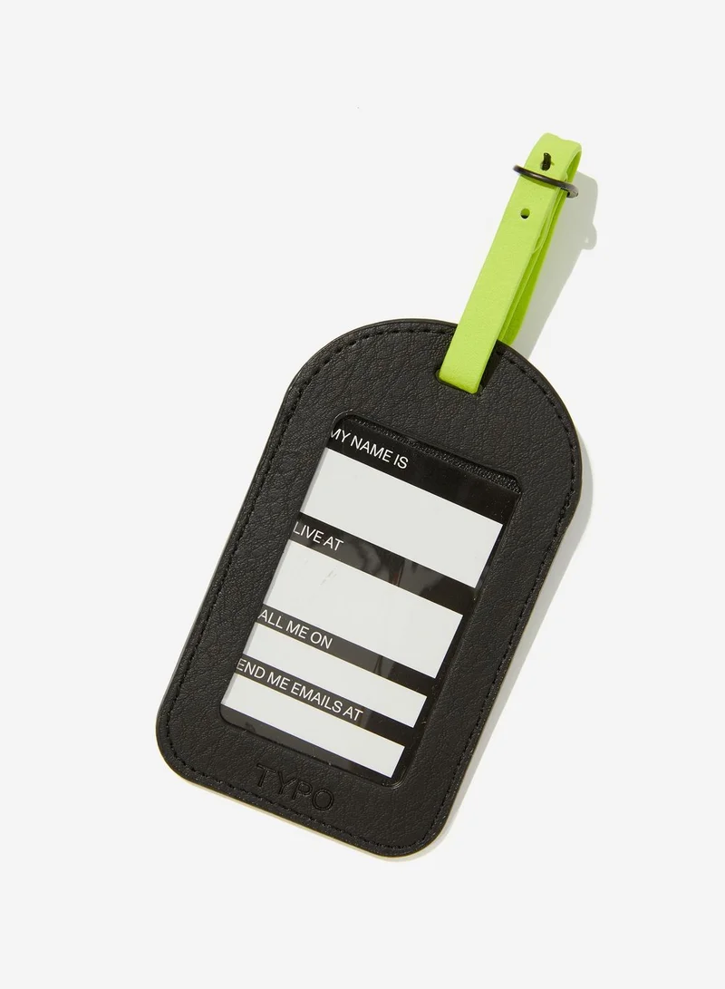 Typo Off The Grid Luggage Tag