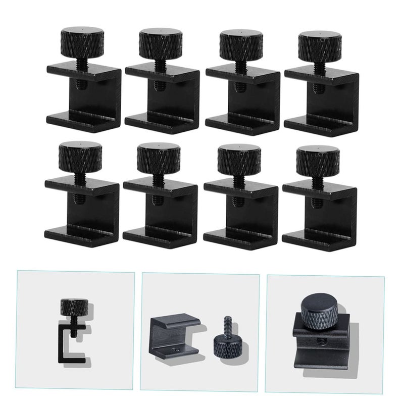 Unomor 8pcs 3D Printer Glass Bed Clamp Set Strong Metal Clips Easy Install - Image 4