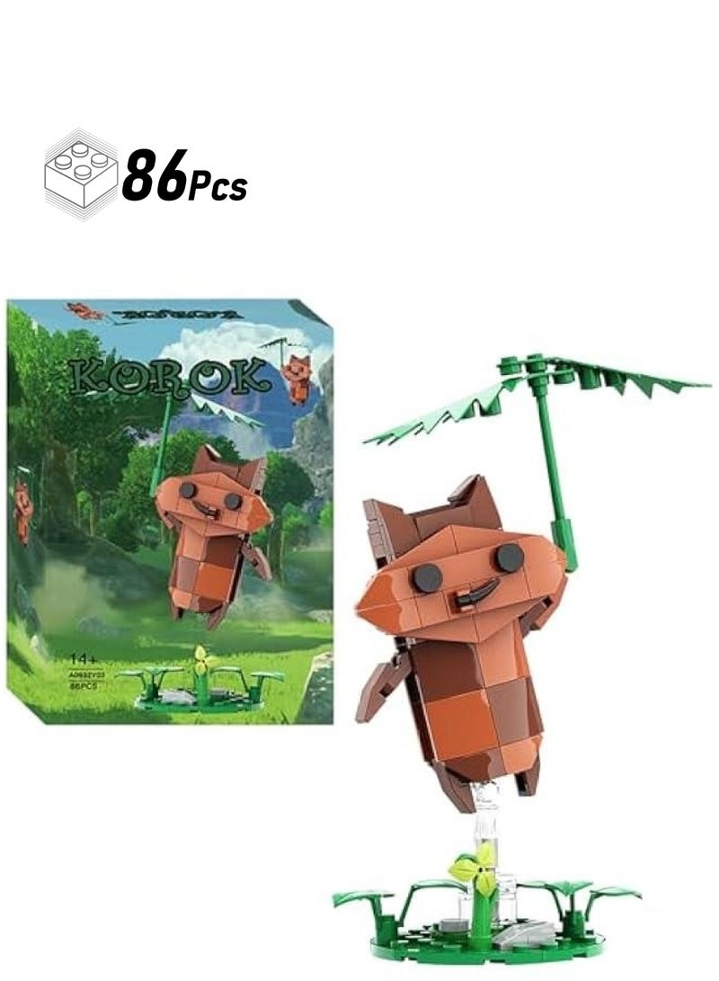 Korok Building Sets for Adults Kids, Yahaha Figure Game Player Collection Creative Building Blocks Model Toy,Unique BOTW Hestu Cute Merch Building Kit Decorations Toys Gifts(86PCS) - Image 1