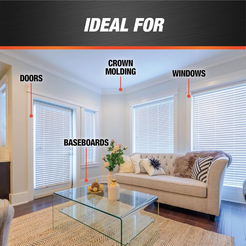 Dap Alex Painter's Acrylic Latex Caulk, White, 10.1 fl oz, 18670 - Image 4