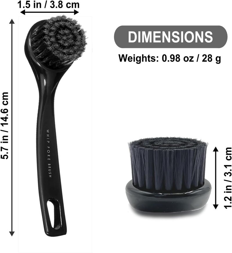 VESS Japanese Soft 'Whip Pore' Face Cleansing Brush - Gentle Exfoliation Tool - Image 2