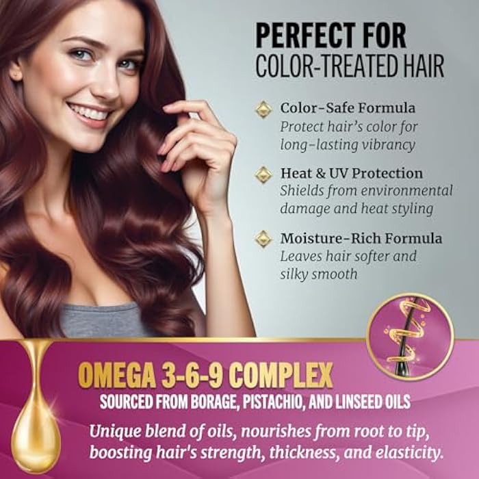 Jenoris Pistachio Shampoo for Color Treated, Dry & Frizzy Hair, 16.9 Fl Oz - Image 5