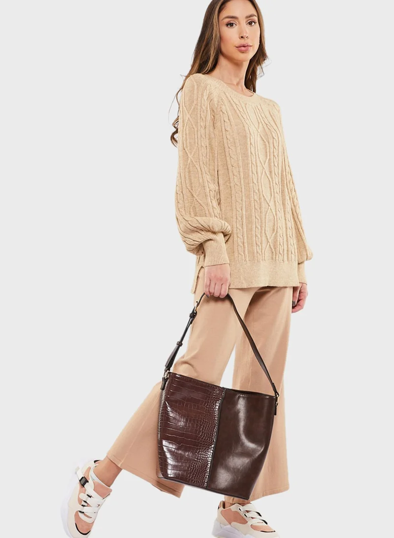 RINA Cable Knit Sweater