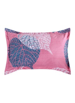 BSB HOME BSB HOME® 100% Cotton 160 TC Big Flower Printed Single Bedsheets with 1 King Size Pillow Cover, (60X90 Inches, 4 X 6 Feet, Pink,White & Blue)  - Image 3