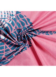 BSB HOME BSB HOME® 100% Cotton 160 TC Big Flower Printed Single Bedsheets with 1 King Size Pillow Cover, (60X90 Inches, 4 X 6 Feet, Pink,White & Blue)  - Image 2