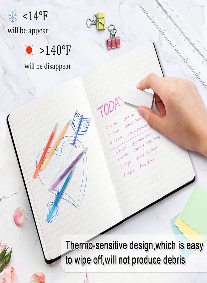Vanstek 15 Assorted Colors Erasable Pen Refills, Gel Ink Refills Compatible with Erasable Pens, Fine Point 0.7 mm, Perfect for Writing Planner & Crossword Puzzles - Image 4