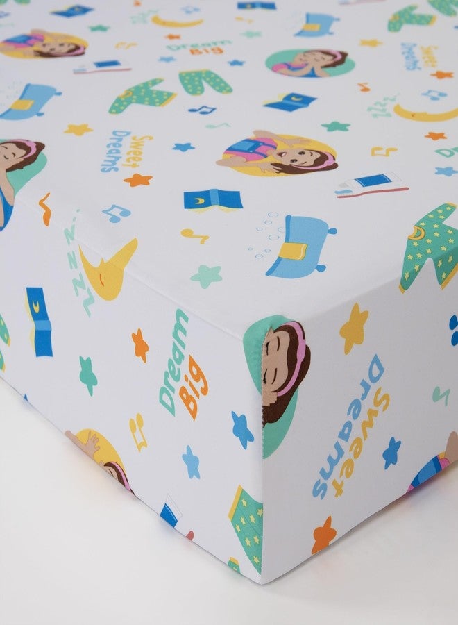 Ms. Rachel 2 Piece Toddler Sheet Set - Includes Two Fitted Toddler Sheets - Image 3