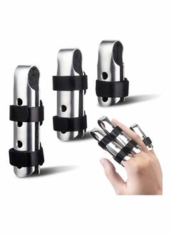 Y&D Finger Splint, 3 Size Aluminum Splints, Metal Support  - Image 1
