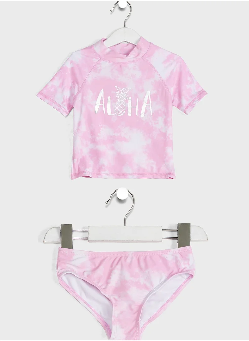MINOTI Kids Tie Dye T-Shirt & Knickers Set